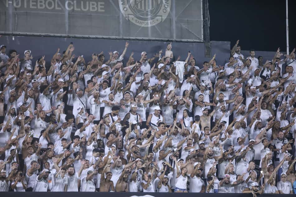 Torcida do Santos na Vila Belmiro