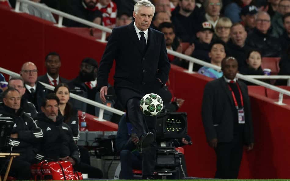 Ancelotti aponta culpado em derrota do Real Madrid na Champions: 'Não há dúvidas'