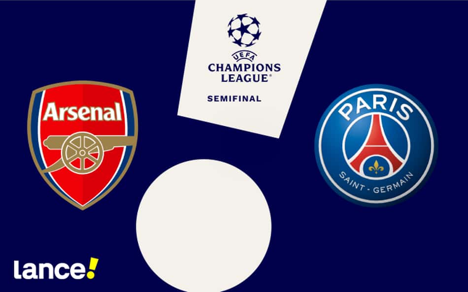 Arsenal x PSG pela Champions League