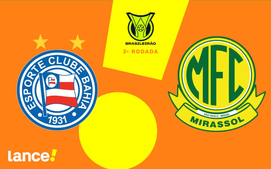 Bahia x Mirassol: onde assistir ao vivo, horário e prováveis escalações