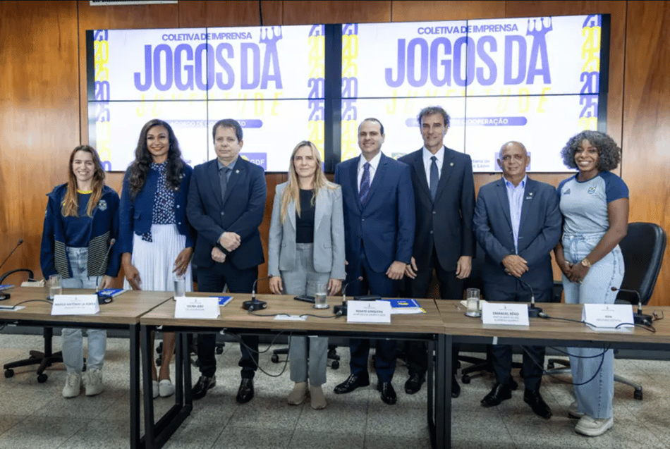 Anúncio da sede dos Jogos da Juventude em Brasília (Foto: Wagner Araújo/COB)