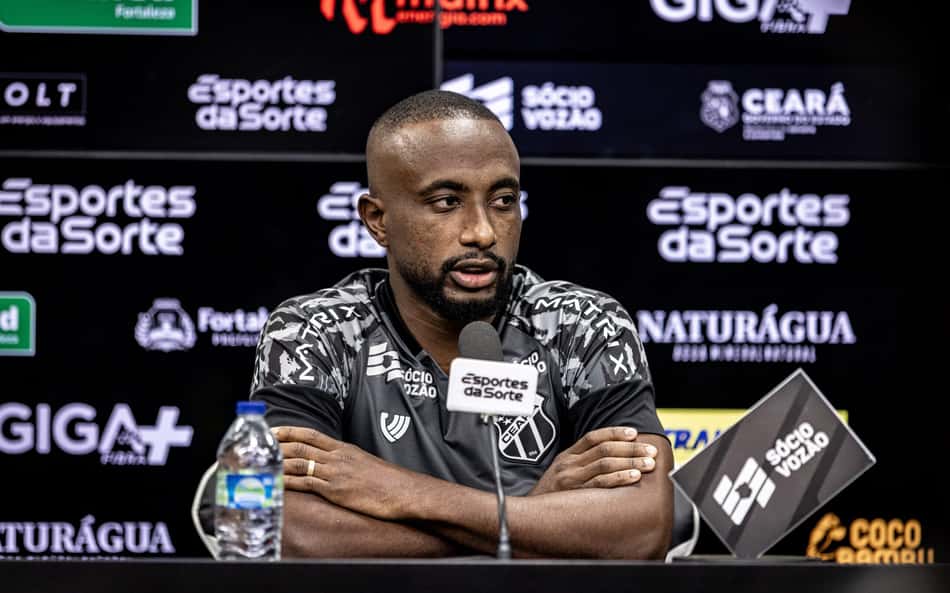 Dieguinho, do Ceará, projeta duelo contra o Grêmio: 'A gente tem que se impor'