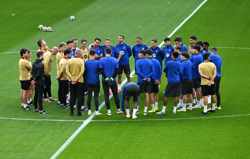 O Barcelona vai em busca do seu 32° título da Copa do Rei neste sábado (26) (Foto: Ina Fassbender/AFP)
