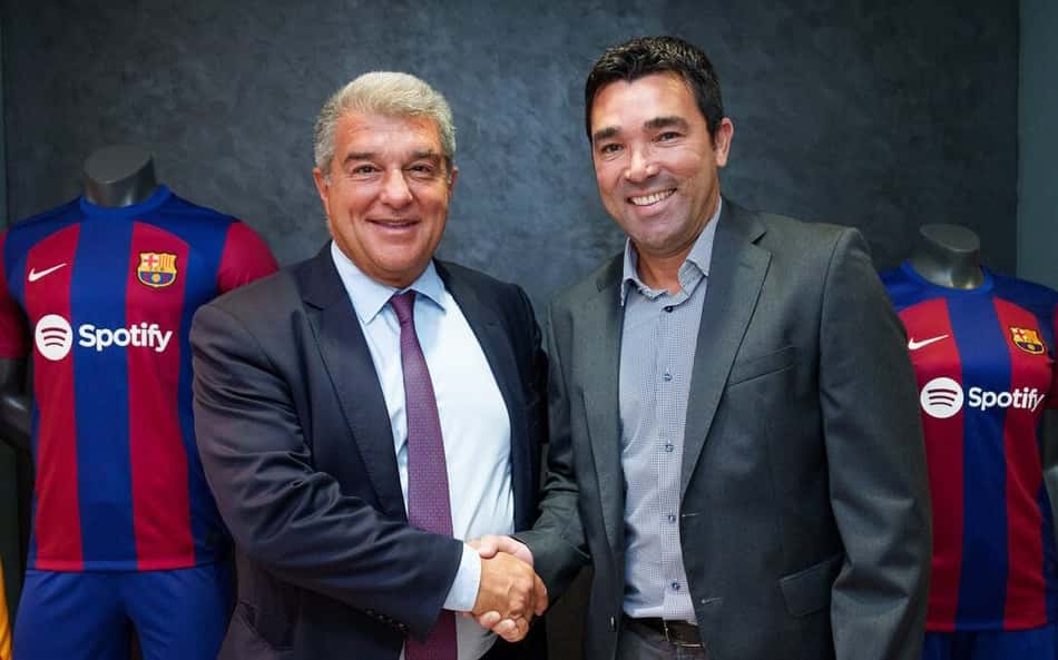 Deco alcança marca histórica como diretor no Barcelona