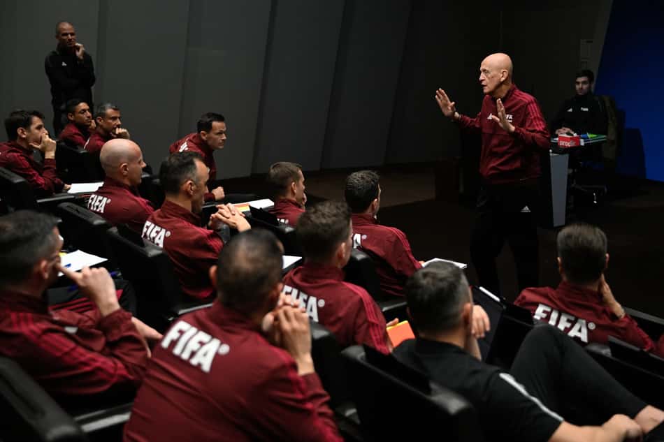 Seminário de arbitragem da Fifa (Foto: Divulgação/Fifa)