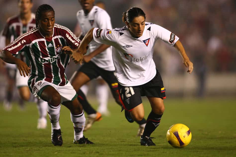 Fluminense x LDU, na final da Libertadores de 2008