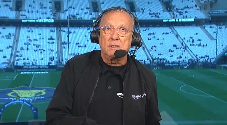 Galvão Bueno narra Corinthians e Palmeiras pela Copa do Brasil