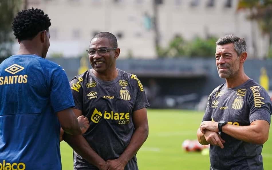 César Sampaio estreia no comando do Santos e celebra vitória: 'Vou fazer o meu melhor'
