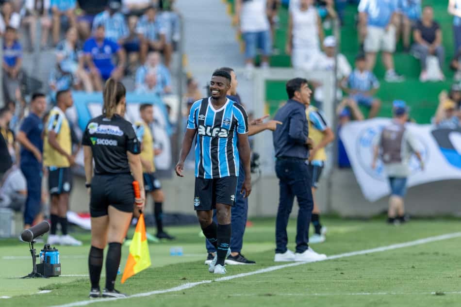 Jemerson foi expulso na semifinal do Campeonato Gaúcho, contra o Juventude. (Foto: Liamara Polli/AGIF)