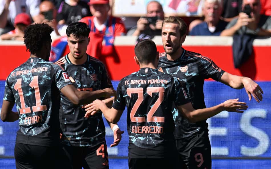 Kane marca, Bayern vence Heidenheim e se aproxima do título da Bundesliga