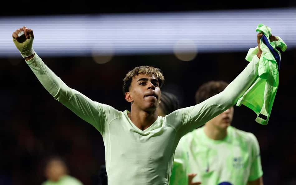 Yamal completará 100 jogos pelo Barcelona antes dos 18 anos