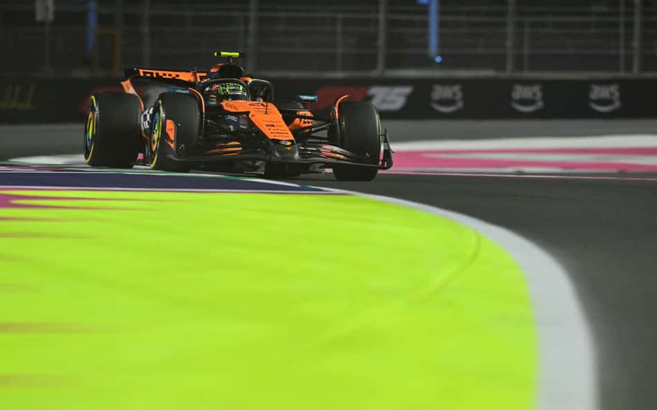 GP da Arábia Saudita: sem Bortoleto, Norris lidera segundo treino livre