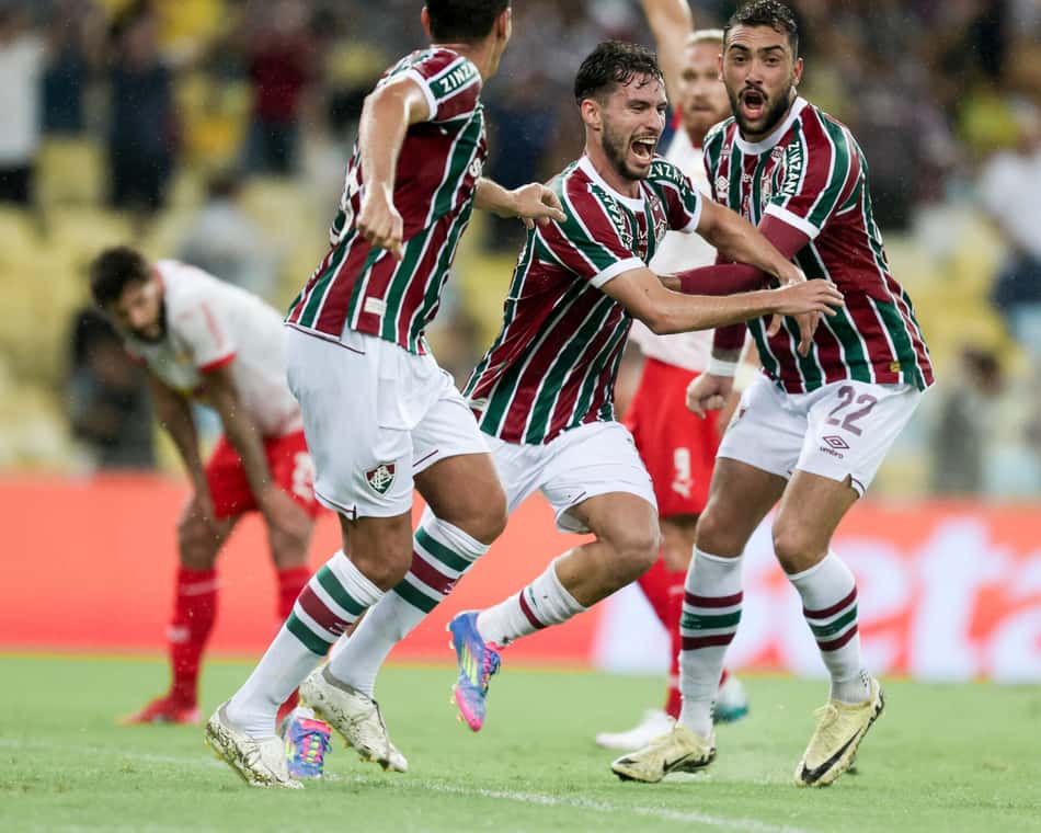 Martinelli comemora gol pelo Fluminense