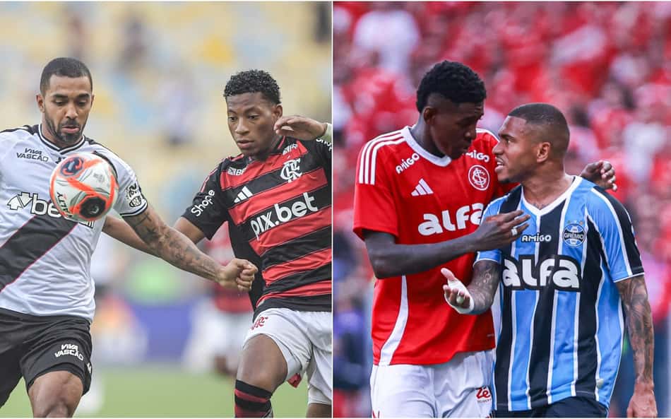 Flamengo x Vasco ou Grêmio x Inter: qual clássico vale mais? Veja comparação