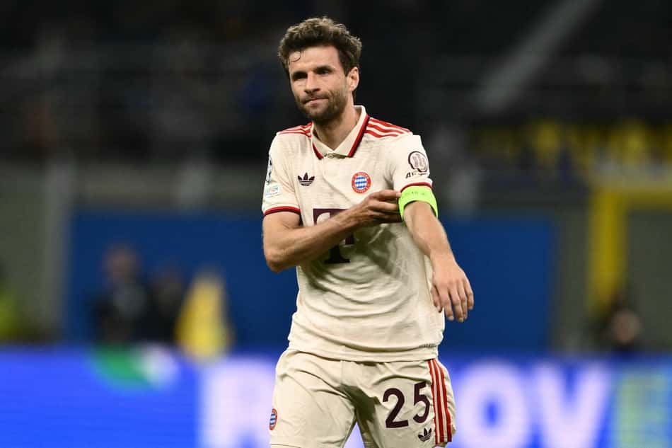 Müller jogou seu último jogo de Champions pelo Bayern