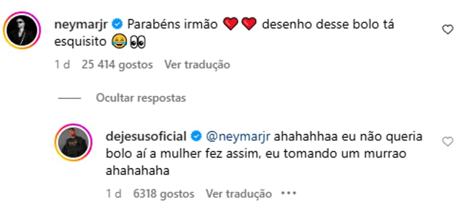 Neymar e Gabriel Jesus