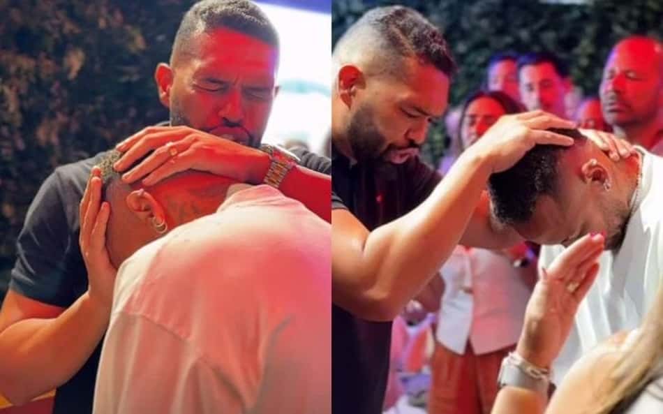 Neymar recorre a oração de pastor após nova lesão pelo Santos