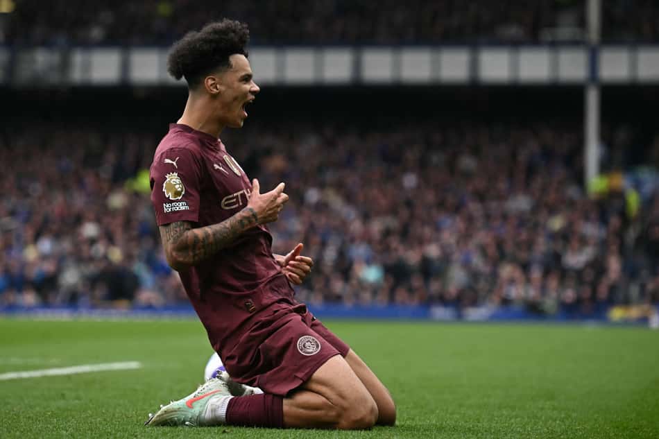 O'Reilly marca em Everton x Manchester City