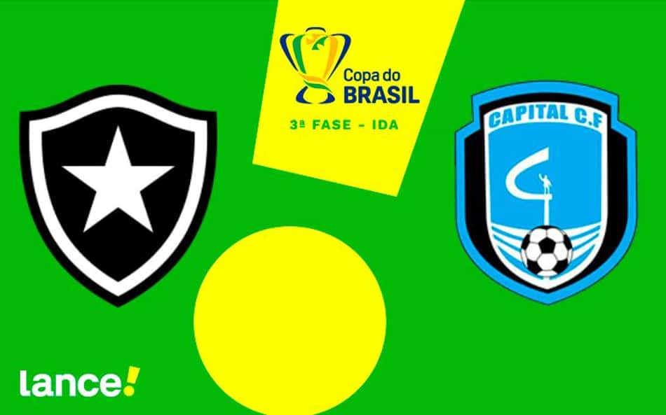 Botafogo x Capital-DF: onde assistir, horário e escalações do jogo pela Copa do Brasil