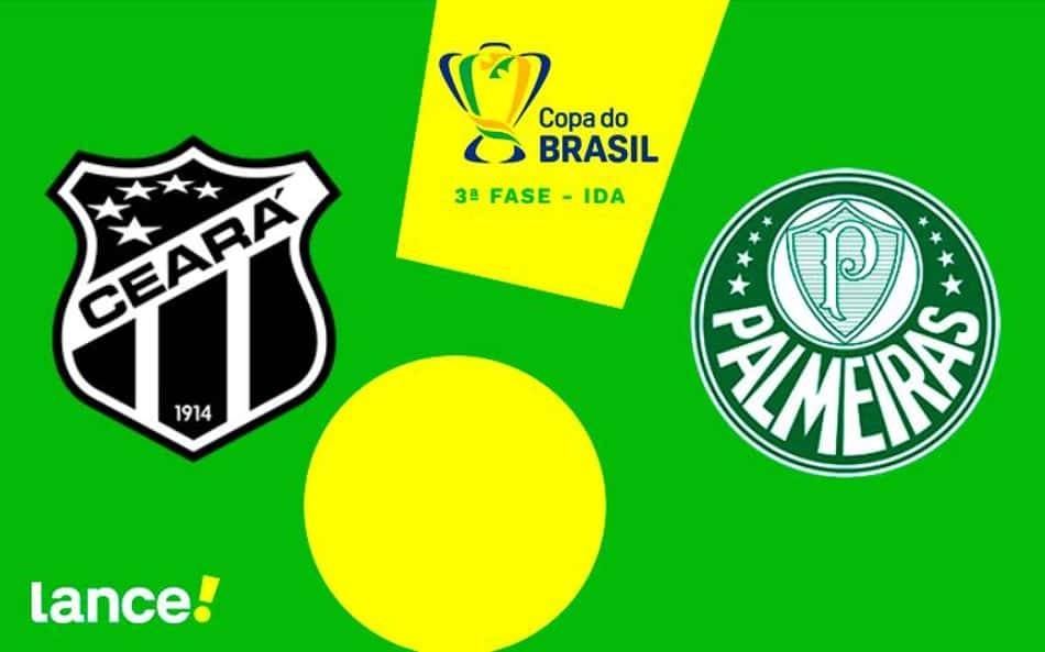 Ceará x Palmeiras: onde assistir ao vivo, horário e prováveis escalações