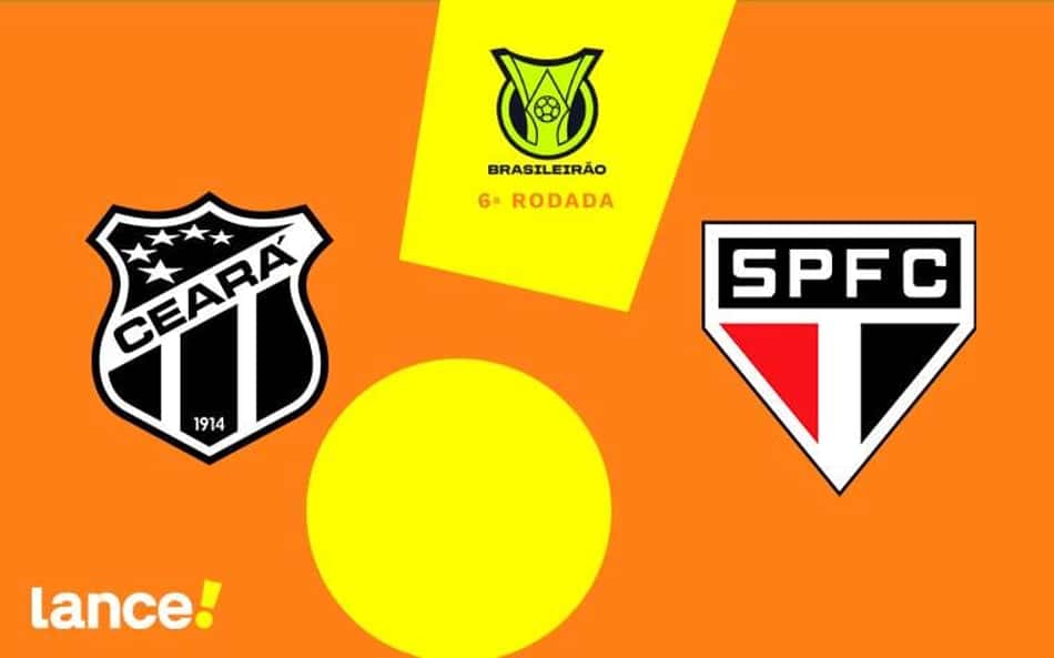 Ceará x São Paulo: onde assistir, horário e escalações do jogo pelo Brasileirão