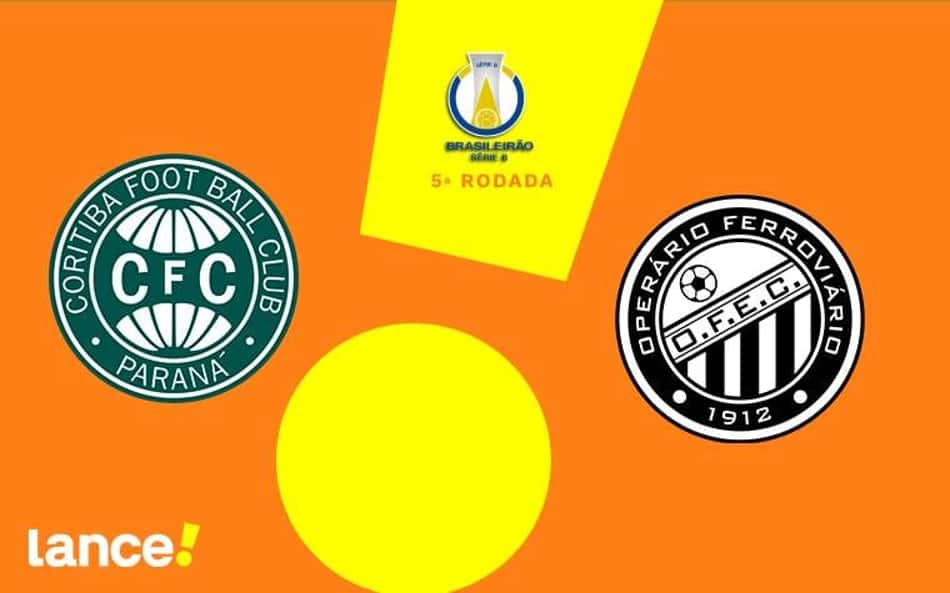 Onde Assistir Coritiba x Operario-PR Serie B 2025 5a rodada