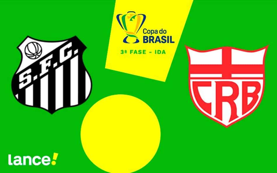 Santos x CRB: onde assistir ao vivo, horário e prováveis escalações