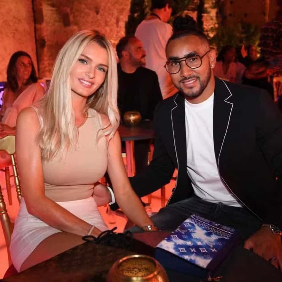 Dimitri e Ludiviene Payet juntos.