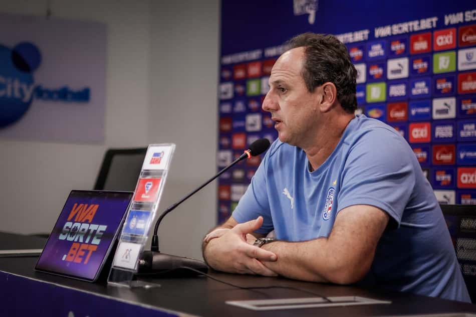 Rogério Ceni após jogo contra o Ceará Foto: Rafael Rodrigues/ EC Bahia