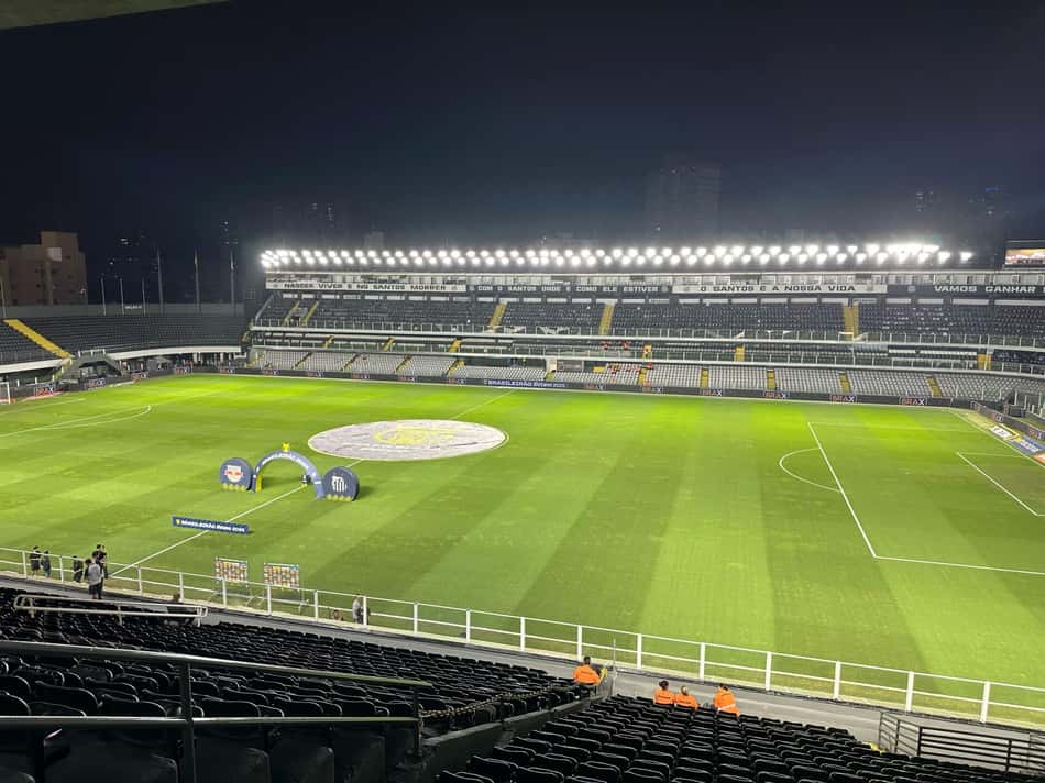Santos e Red Bull Bragantino reeditam quartas de final do Paulistão, neste domingo (27), na Vila Belmiro. (Foto: Juliana Yamaoka/ Lance)
