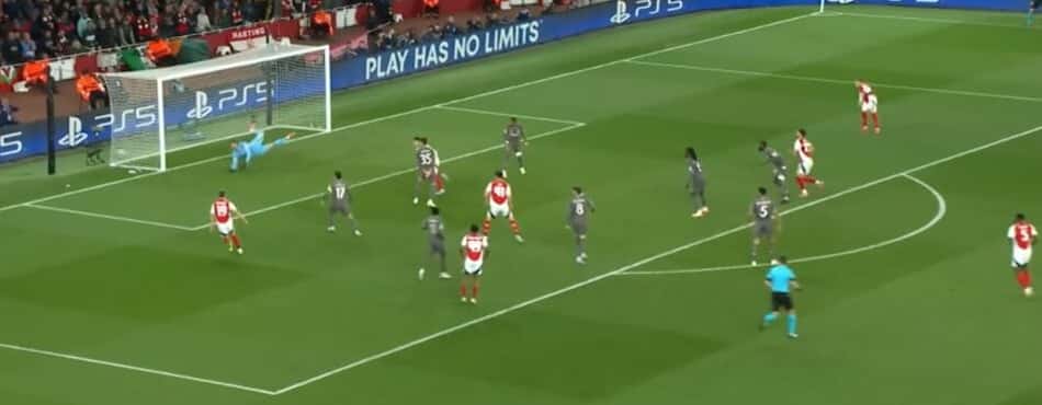 Gol de Mikel Merino - Arsenal x Real Madrid - Champions