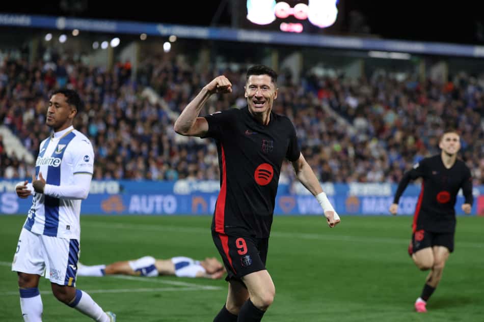 Lewandowski - Leganés x Barcelona - La Liga