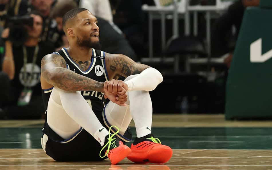 Damian Lillard rompe tendão de Aquiles em playoffs da NBA