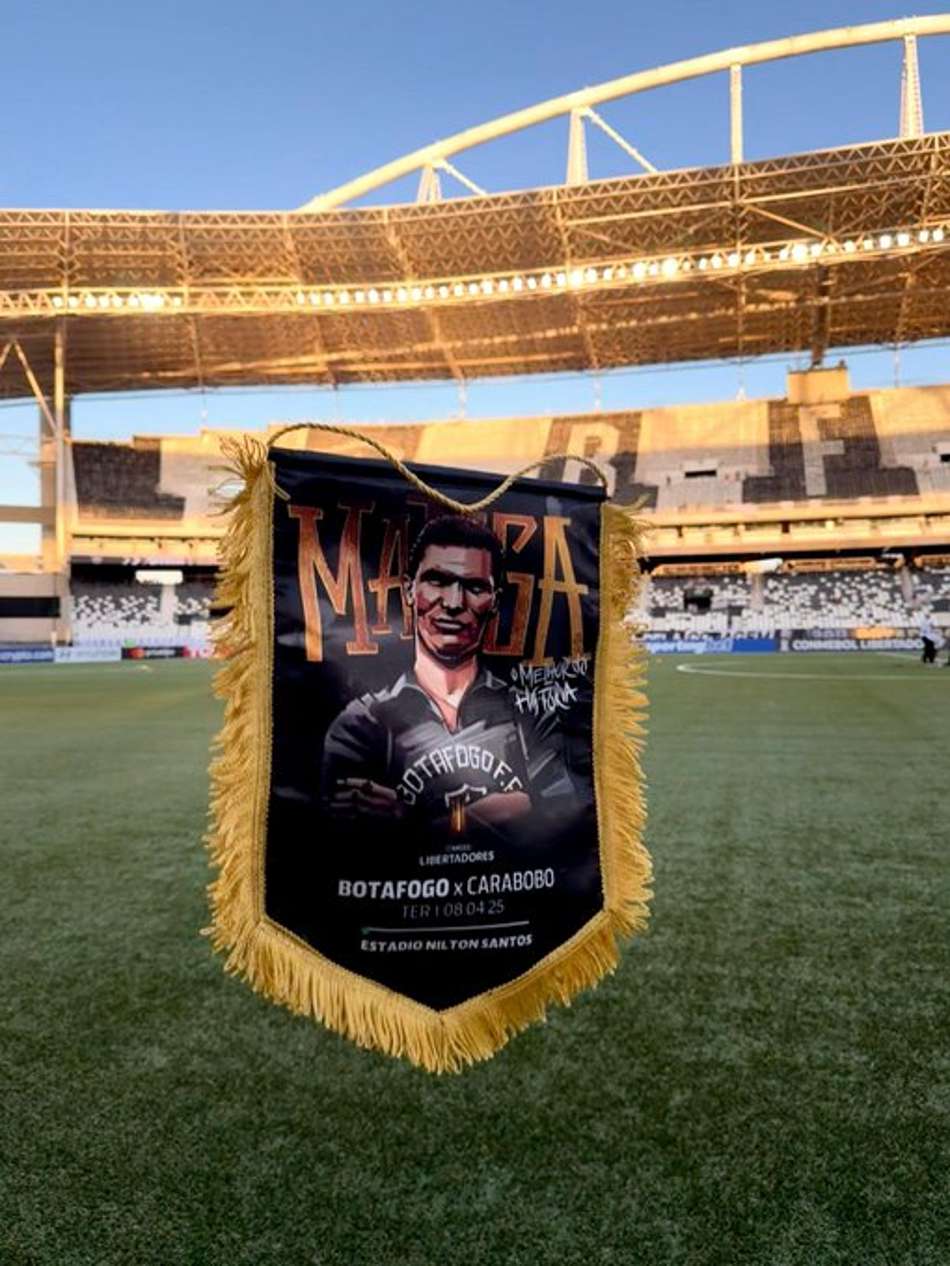 Flâmula em homenagem a Manga (Foto: Divulgação/Botafogo)