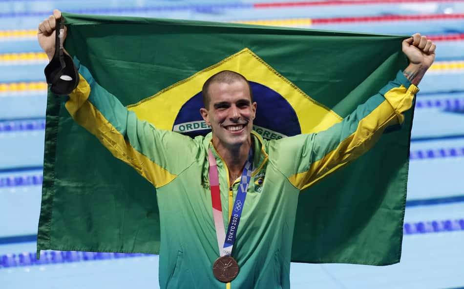 Bruno Fratus convoca nadadores para LA 2028: 'Vamo pra Olimpíada?'