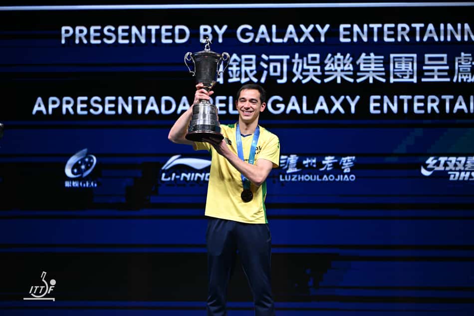 Hugo Calderano conquistou título inédito da Copa do Mundo