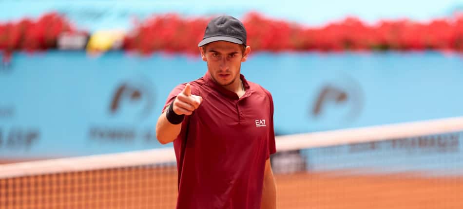 Italiano Matteo Arnaldi avança em Madri (Divulgação)