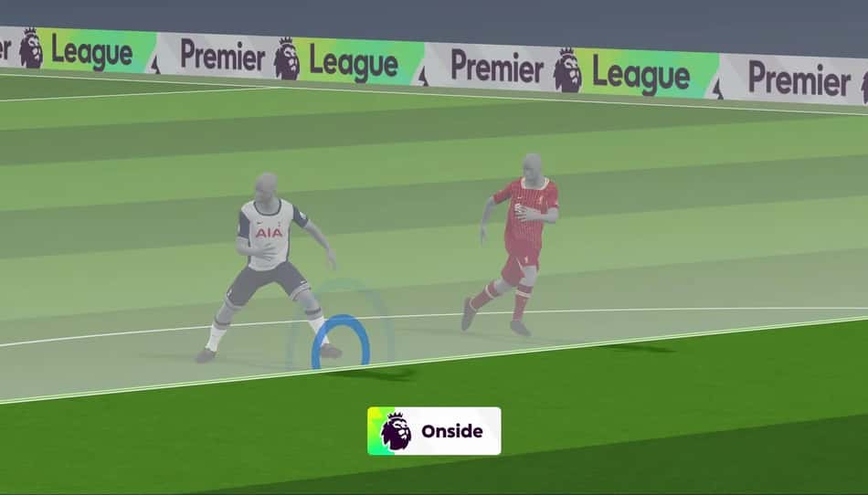 Premier League anuncia a data em que a tecnologia do impedimento semiautomático será implementada no campeonato (Foto: Reprodução/Premier League)