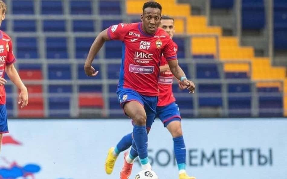 Moisés atinge marca histórica pelo CSKA e celebra vaga na final da Copa da Rússia