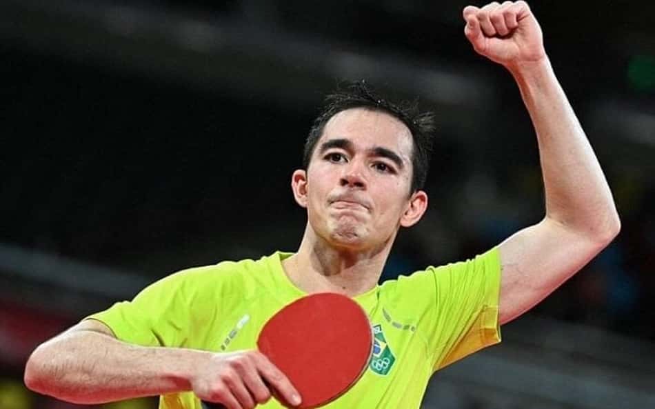Hugo Calderano fatura bolada após final da Copa do Mundo de tênis de mesa