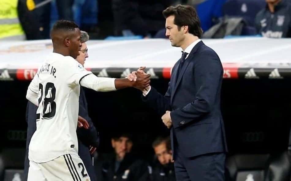 Vinicius Junior e Solari