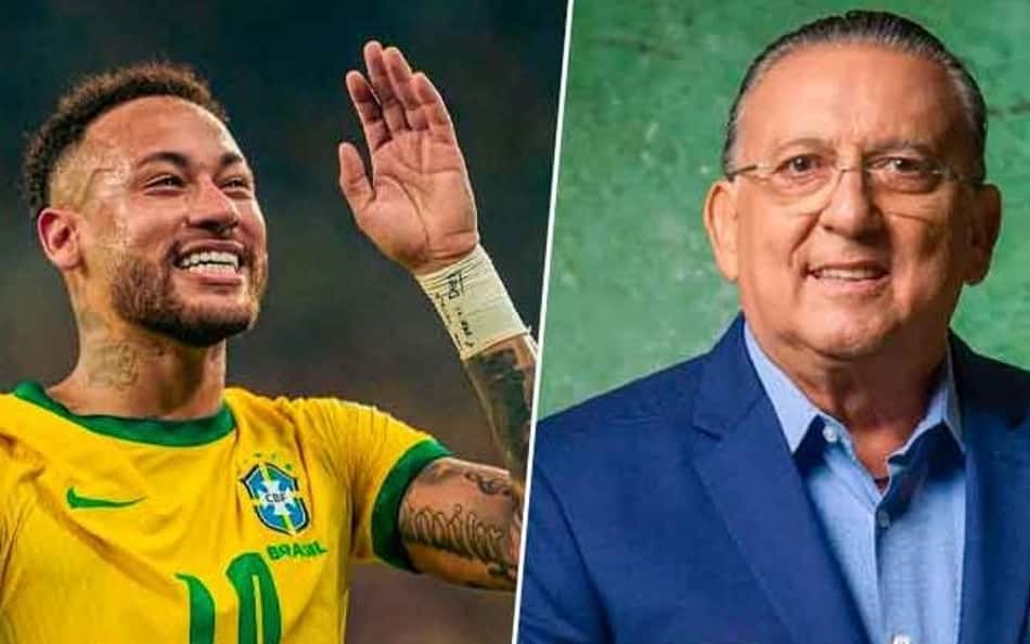 Após polêmicas, Galvão Bueno deve reencontrar Neymar em jogo do Santos no Brasileirão