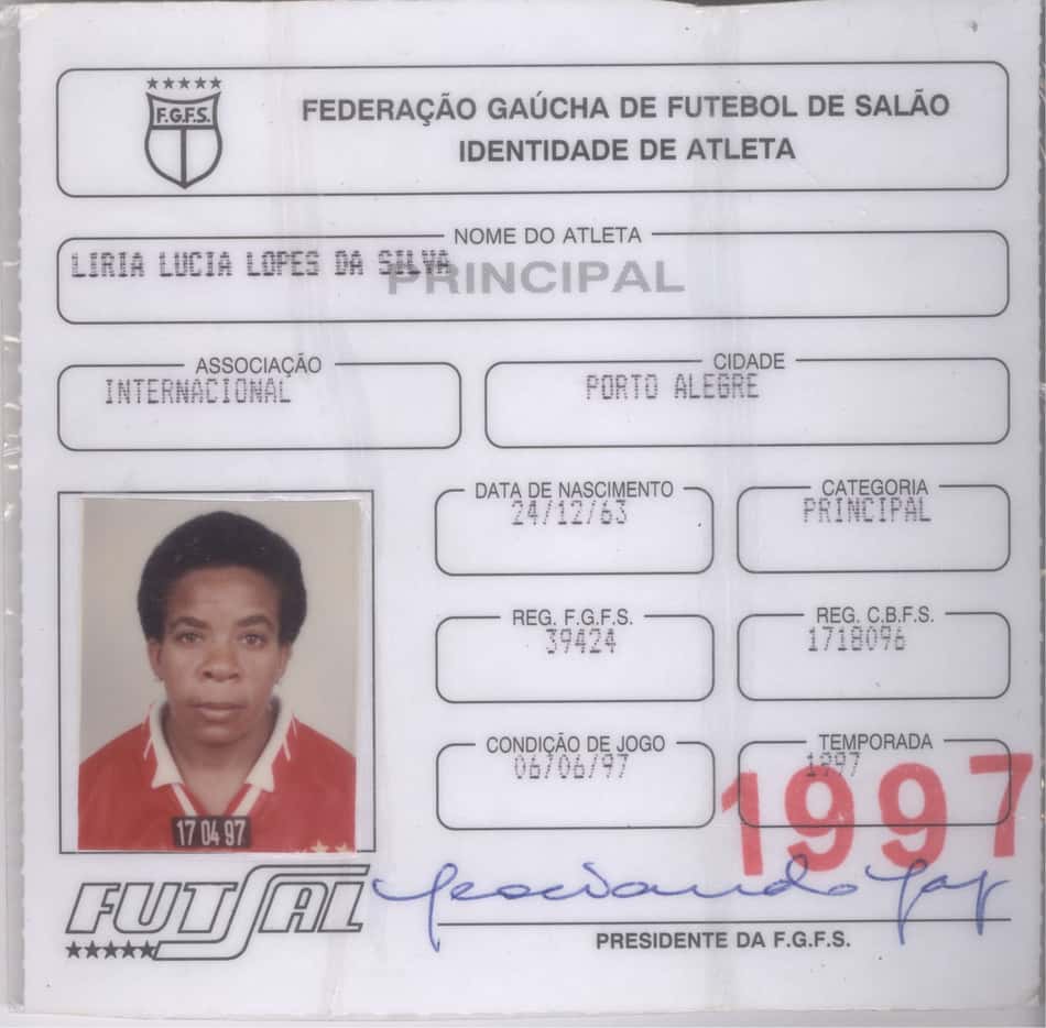 Ficha técnica de Líria Lúcia. Foto: Divulgação/Museu do Inter