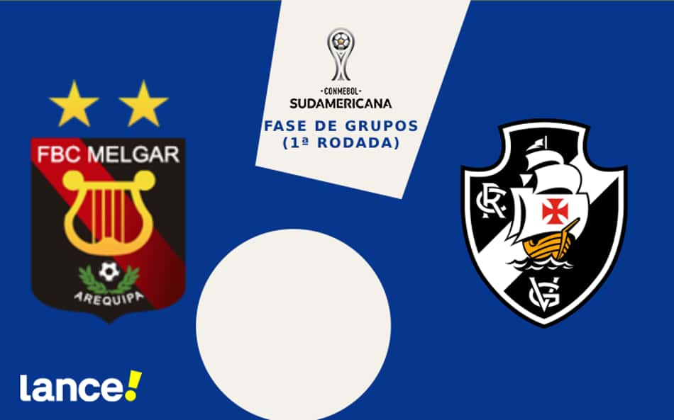 Melgar x Vasco: onde assistir, horário e prováveis escalações do jogo pela Sul-Americana