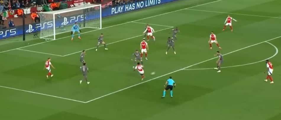 Gol de Mikel Merino - Arsenal x Real Madrid - Champions