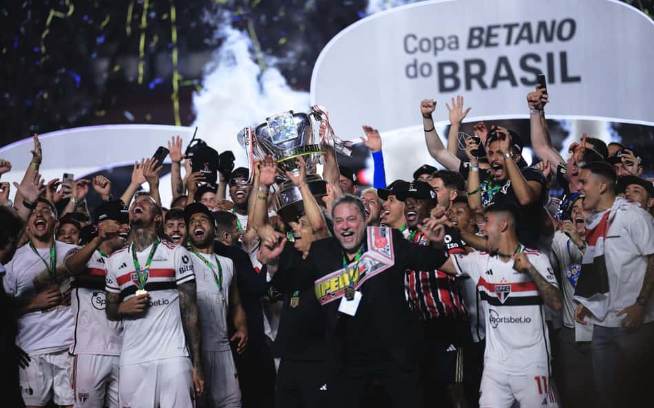 O São Paulo foi o campeão da Copa do Brasil 2023. Foto: Ettore Chiereguini/AGIF