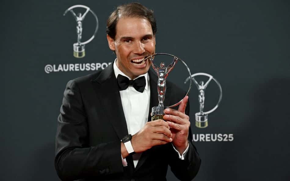 Laureus: Rafael Nadal e Kelly Slater são reconhecidos como ícones do esporte