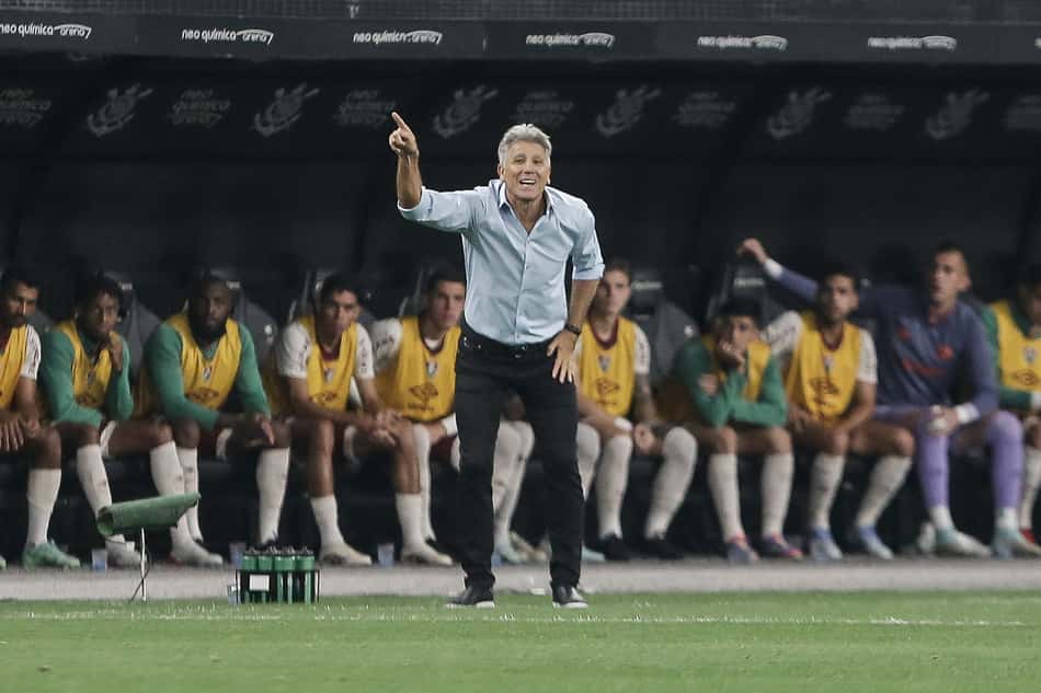 Renato Gaúcho em Corinthians x Fluminense