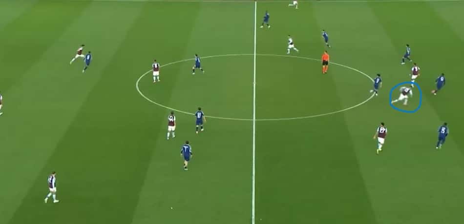 Gol perdido por Asensio - Aston Villa x PSG - Champions