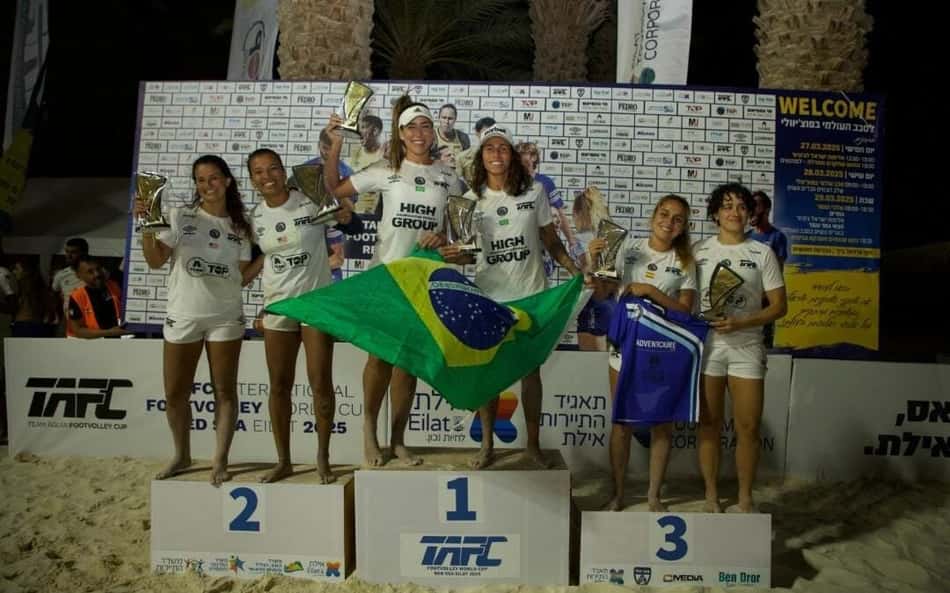 Natalia Guitler conquista o hepta campeonato mundial de futevôlei em Israel